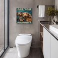 thumbnail image 4 of Dachshund Retro Tin Sign Vintage Dog Bathroom Wall Decor Funny Are You Pooping Signs for Restroom Toilet Perfect Decorations For Any Room, Great Gift for Dog Lovers 12x12 Inch, 4 of 6