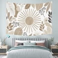 thumbnail image 4 of Bohemian Tapestry Wall Hanging, Neutral Earth Tone Boho Sun Tapestries for Living Room Bedroom Decor,Boho Wall Art, Photography Background,80"x60", 4 of 7