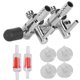 thumbnail image 4 of Aquarium Check Valve Fish Tank Oxygen Tube Suction Cups Set Aquarium Accessories2 Way Stainless Steel Combination, 4 of 5