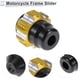 thumbnail image 5 of Protector de choque de marco de motocicleta de aleación de aluminio y plástico Unique Bargains 0.59" 2 Pcs Tono dorado 2.13" 2.56", 5 of 7