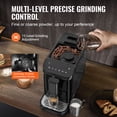 thumbnail image 3 of KFFKFF Automatic Espresso Machine - Built-In Grinder, 15 Bar Auto Coffee Machine with 15-Level Grinding Settings, Professional Espresso Coffee Maker with 1.5L Water Tank, 3 of 9