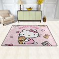 Hello Kitty Door Mat Cartoon Area Rug Yoga Sofa Floor Flannel Door Mat