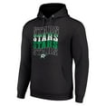 thumbnail image 2 of Men's Starter Black Dallas Stars Four Team Name Logo Fleece Pullover Hoodie, 2 of 3