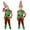czb# Green11003, variant on CUZIBR Christmas Children Kids Girls Teenagers 4PC Outfits Sets Include Dress Hat Sock Belt Green Outfits Sets Trendy Dailywear For Toddler