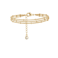 thumbnail image 1 of Pulsera Xtellar Dorada Con Cadena De Bola Para Mujer Regalo, 1 of 4