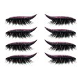 thumbnail image 1 of Flmtop 4 Pairs/Set Eyeliner Sticker Convenient Easy to Remove Plastic Makeup Eye Lashes Eyeliner Sticker for Halloween, 1 of 10
