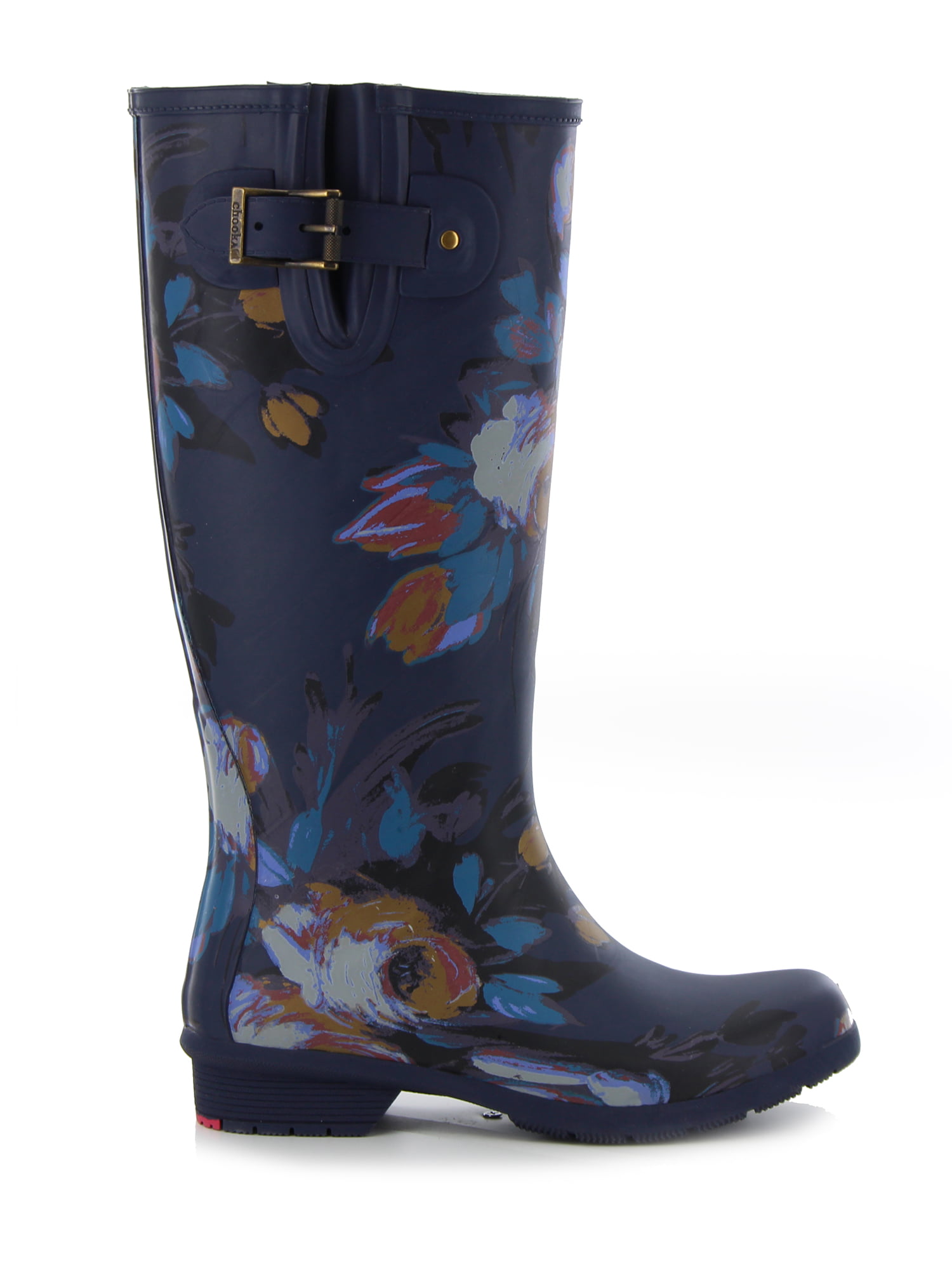 chooka floral rain boots