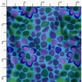 thumbnail image 2 of Soimoi Luxurious 58" Wide Blue - Abstract Printed, Cotton Jersey Fabric - Perfect Material For Clothing, Home Decor, Craft Projects, 1 Yard, 2 of 6
