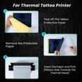 thumbnail image 3 of Papel de transferencia de tatuajes TATTMUSE A4, 210 x 297 mm, 35 hojas, 3 of 5