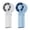#01_蓝色, variant on 3 Pcs Portable Handheld Fan with 3 Speeds & Rechargeable Battery for Personal Cooling at Home, Travel, or Makeup, Blue, by IHXORA