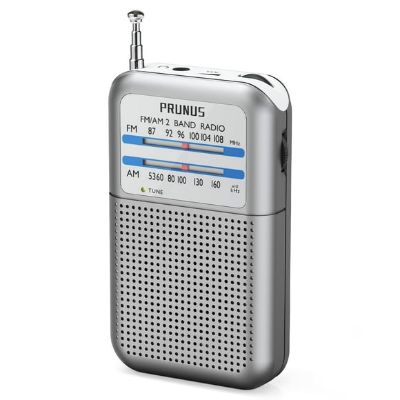 Batería de bolsillo Radio AM FM portátil PRUNUS DE333