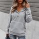 thumbnail image 5 of Sudadera con capucha suelta para mujer, con hombros caídos, manga larga, bolsillo, sudadera con capu Abanopi Gris/Medio, 5 of 7