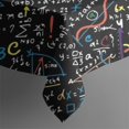 thumbnail image 5 of Math Equations Colorful Math Symbols Black Pattern Square Tablecloth,Waterproof Square Table Cover,Wipeable Spillproof Washable Table Cover for Home Kitchen Party Decor 60"x60"(152x152cm), 5 of 6