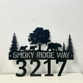 thumbnail image 5 of Handmadetneonsign Personalized Bear Forest Home Number Metal Sign, Animal Address Metal Sign 53375, 5 of 5