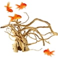 thumbnail image 5 of Wekity Driftwood for Aquarium,3PCs Natural Aquarium Tree Root,Realistic Reptile Fish Tank Decor,Solid Reptile Wood Branches Terrarium Decor,Turtle Tank Wood Tree Root for Aquarium Decoration-0619, 5 of 5