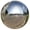 12cm/4.7in DIA, variant on 6-15 inch Rainbow Stainless Steel Gazing Ball Garden Mirror Globe, Reflective Hollow Sphere Outdoor Ornament for Yard Lawn Patio Pond Home Decor