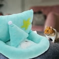 thumbnail image 3 of Shisuyan Hamster Pet Toy Plush Green Playing Indoor Use 1Set, 3 of 9