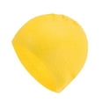 thumbnail image 1 of Gorro de natación impermeable de silicona con relieve amarillo de 1 pieza, 1 of 5