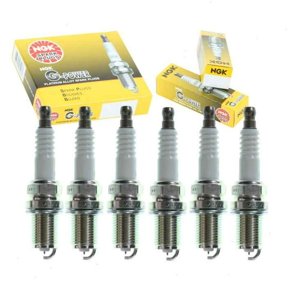 6 pc NGK G-Power Spark Plugs compatible with Hyundai Entourage 3.8L V6 2007-2010