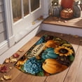 thumbnail image 6 of Horivan Thanksgiving Semicircle Doormat Non Slip Absorbent Waterproof Entrance Carpet for Kitchen Bathroom Floor Decor, 6 of 6