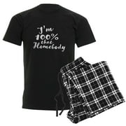 CafePress - Pajamas - Men's Dark Loose Fit Cotton Pajama Set