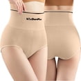 thumbnail image 2 of sususu Shapewear Tummy Control Underwear for Women Seamless Body Shaper Panties Khaki XL, 2 of 9