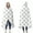 White Cartoon Rainbow-1, variant on Wearable Blanket,White Cartoon Colorful Unicorn Pattern Hooded Wearable Flannel Blanket for Adults & Teens,Winter Poncho Shawl Wrap Cape Cozy Anti-Pill,60"x80"