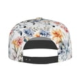 thumbnail image 4 of Fotbe Lilies Flowers Flat Bill Visor Cap Classic Snapback Hat Polyester Foam Trucker Hat Trucker Cap Adjustable Baseball Cap, 4 of 9
