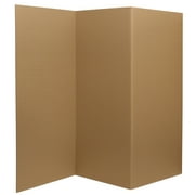 3 ft. Tall Brown Cardboard Room Divider