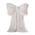 thumbnail image 2 of Pink Bow Vase Coquette Ceramic Vase – 6.1 x 4.7 in Decorative Pen Holder Makeup Brush Holder for Women, Contemporary Design Home Office Shelf Table Decor, Christmas Gift,pink flower vase, 2 of 7