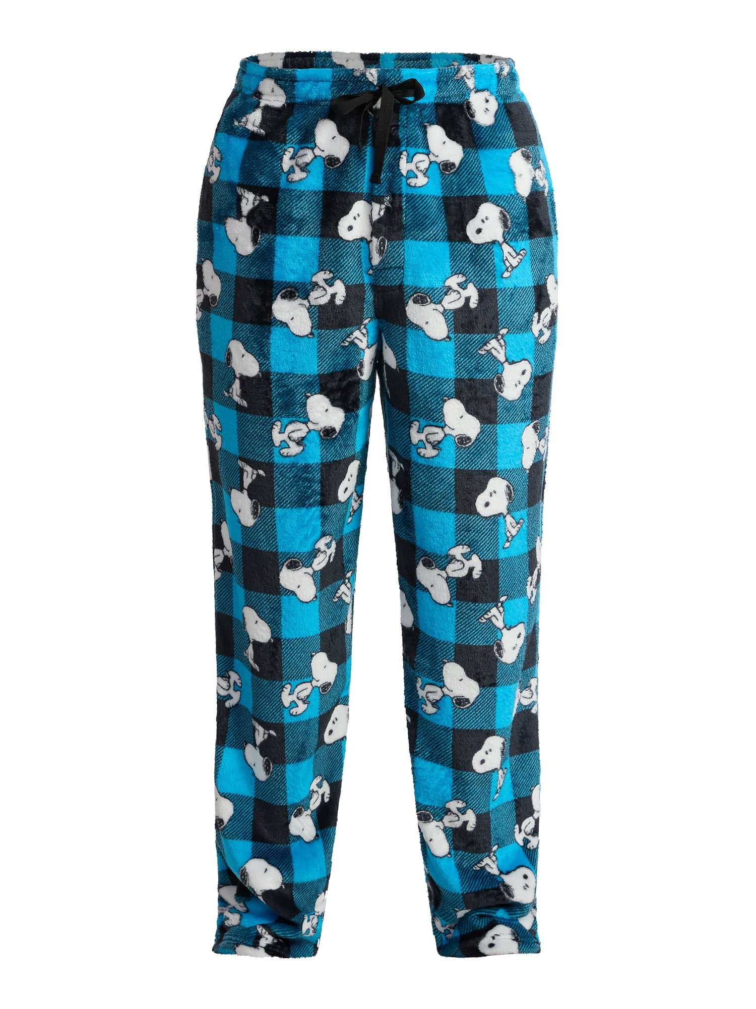 Snoopy Men's Superminky Fleece Pajama Sleep Pants, Size S-XL
