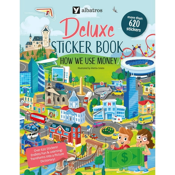 Deluxe Sticker Books Deluxe Sticker Book: How We Use Money, Book 7, (Paperback)