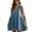 Navy, variant on Lentta Women's Summer Sleeveless Mini Dress Casual Loose V Neck Sundress with Pockets