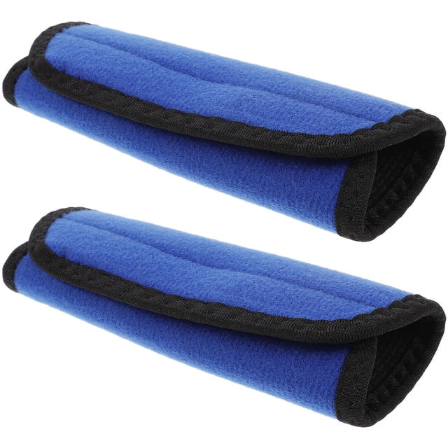 Luxshiny 2Pcs Barbell Pad for Gym Squats Blue Soft Durable Anti Slip Bar Protector