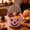 Pink, variant on 1PC Halloween Boo Basket, Cotton Rope Woven Trick or Treat Bucket with Handle, Reusable Spooky Candy Storage Basket, Empty Halloween Gift Basket for Home Halloween Party Decor