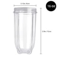 thumbnail image 2 of MEGICOT 22oz / 16oz / 12oz Cup Blender Cup Container Replacement Compatible with Magic Bullet Blender (Model MB1001 250W),  Juicer Mixer Replacement Part, 2 of 3