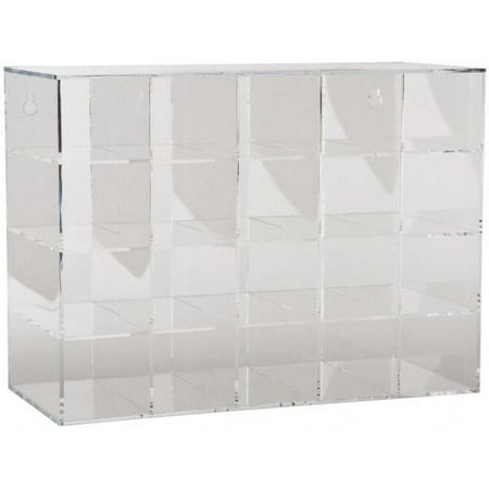 

PRO-SAFE 20 Pair Cabinet with Individual Compartments Safety Glasses Dispenser 15 Wide x 12-1/2 High x 7 Deep Table and Wall Mount