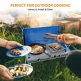 thumbnail image 5 of CAMPLUX Gas Camping Stove JK-6320 Auto-Ignition Propane Stove, 2 Burners, 5 of 5
