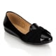 thumbnail image 3 of Zapato Flat Liston Dama Stampa 03854 negro 23.0, 3 of 5