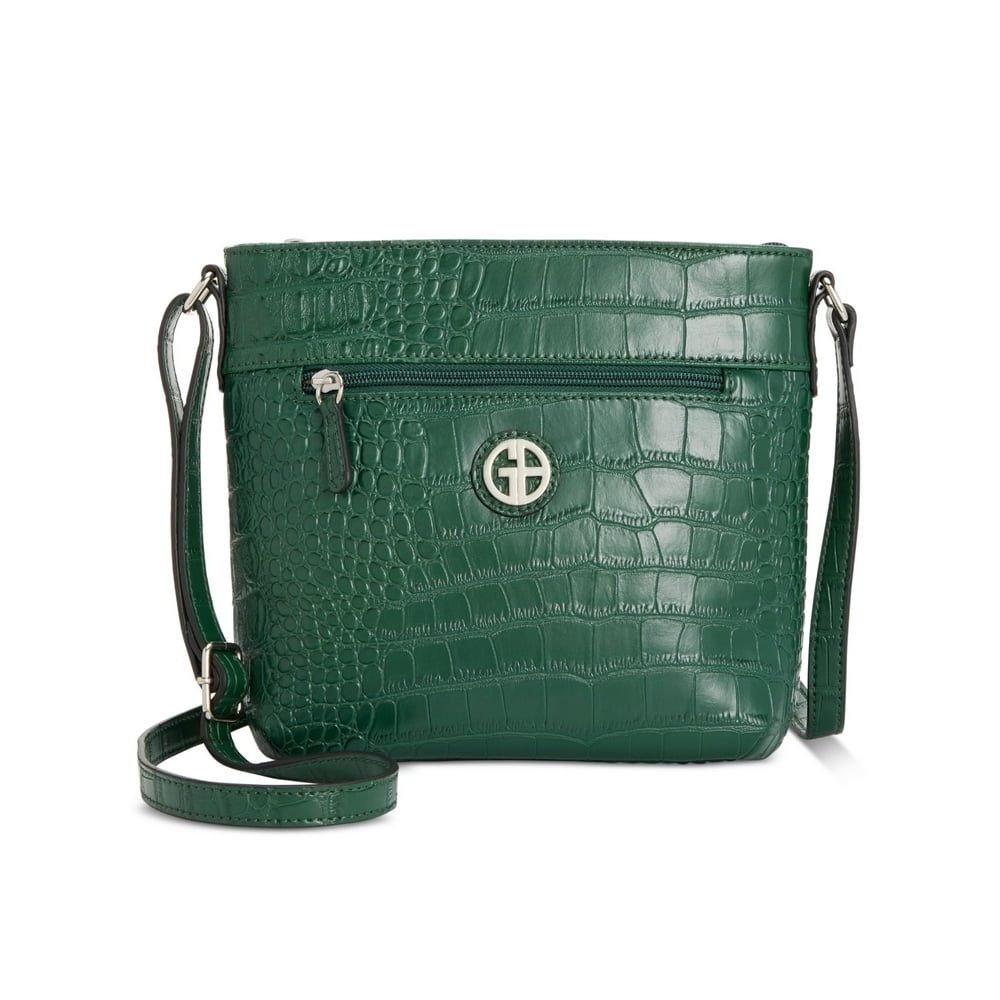 Giani Bernini Giani Bernini Women's Green Snake Print Faux Leather