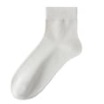 thumbnail image 2 of Men's Ultra Thin Breathable Mesh Ankle Socks, Summer Crew Socks,Non-Slip Moisture Wicking for Business & Casual Wear,Khaki, 2 of 5