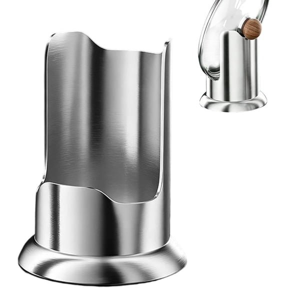 Stainless Steel Utensil Holder & Pot Lid Organizer, Stainless Steel Counter Organizer