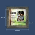 thumbnail image 5 of Home is Where Your Story Begins, House Warming Gift for New Home Owners, Decorative Family Picture Frame, 10x10, 6440, 5 of 5