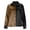 Khaki, variant on Women's Tops Dressy 2026 Button Down Shirts Satin Ice Silk Blouses Long Sleeve Color Block Business Casual Tops