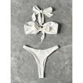 thumbnail image 5 of Conjunto de Bikini con estampado de leopardo para mujer, traje de baño Sexy de 2 piezas, sujetador con cuello Halter y Tanga, 5 of 5