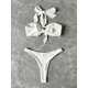 thumbnail image 5 of Conjunto de Bikini con estampado de leopardo para mujer, traje de baño Sexy de 2 piezas, sujetador con cuello Halter y Tanga, 5 of 5