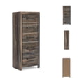 thumbnail image 3 of Bowery Hill Modern 5 Drawer 22"" Chest in Burnt Orange and Teal, 3 of 3