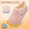 thumbnail image 5 of L-RUN Toddler Slippers Fuzzy Kids Slippers Warm House Shoes for Boys Girls, 5 of 6