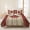 Red, variant on 3 Pieces Queen Quilt Set,Abstract Panthers on Pink Soft Bedding Sets with 1 Quilt & 2 Pillow Shams,Summer Tropical Animals Summer Bedspread Lightweight Coverlet Comforter for All Season
