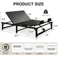 thumbnail image 2 of Feonase Power Adjustable Queen Bed Frame, Ergonomic Electric Bed with Independent Head and Foot Incline, Zero Gravity Mode, Long Wired Remote, Sturdy & Easy Assembly, 2 of 7